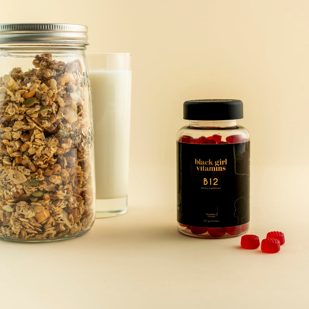 Black Girl Vitamins - Vitamin B12 Gummies, for Energy, Metabolism & Nervous System Support, 1000 mcg Cyancobalamin B12 per Serving