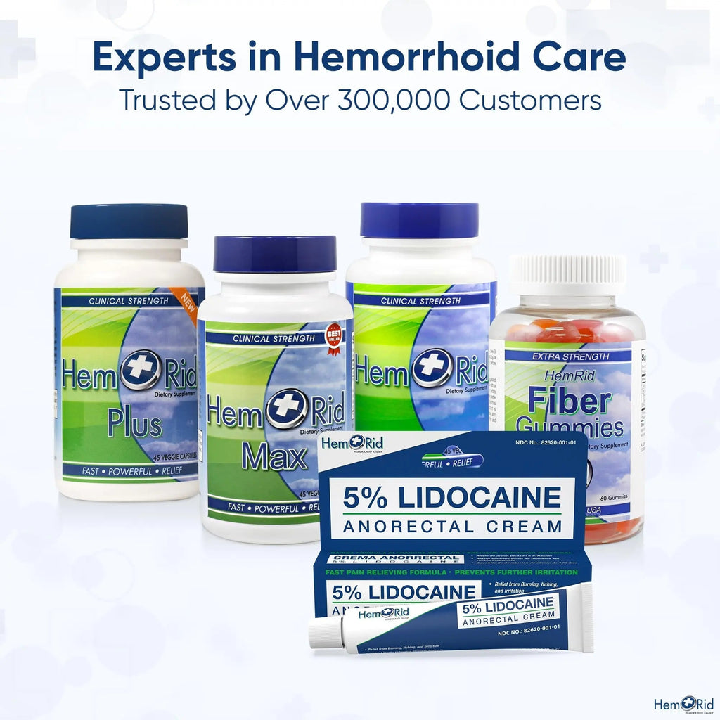 HemRid Maximum Strength Lidocaine Cream for Pain Management. Fast-Acting Hemorrhoid Solution with 5% Lidocaine. Instant Anal Itch and Numbing Effect HemRidBuy Supplements Australia