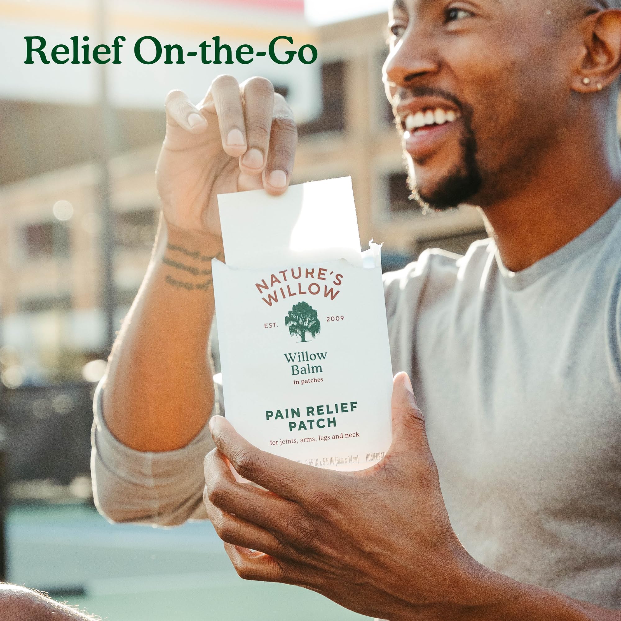 Nature's Willow Natural Pain Relief Patches for Muscles & Joints | Fast-Acting with White Willow Bark | Free from Artificial Fragrances & Dyes | 6 Patches per Pack (3-Pack) Nature's WillowBuy Supplements Australia