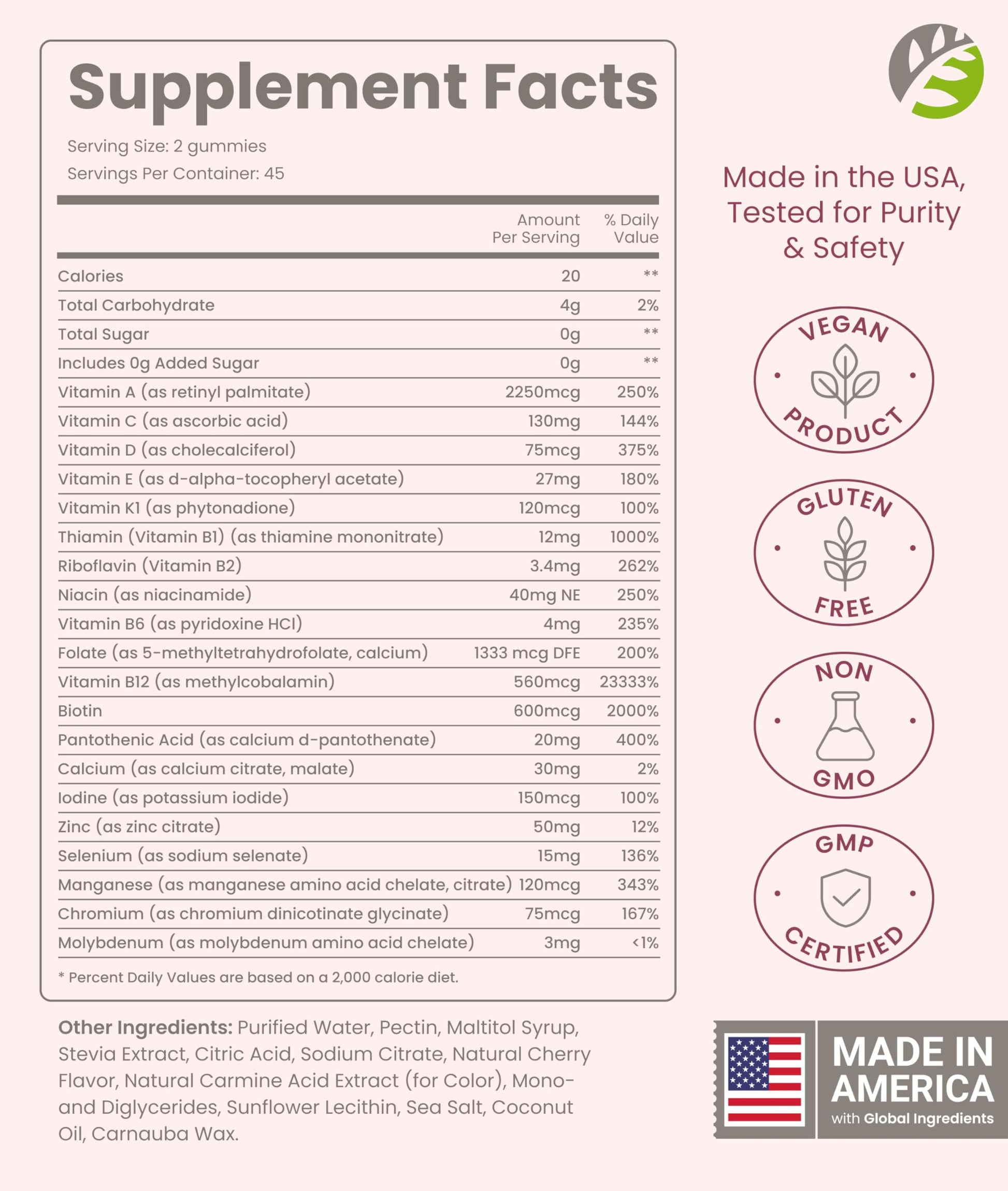 BariSlim Advanced Bariatric Multivitamin Gummies - Specially Formulated Bariatric Vitamins for Patients After Weight Loss Surgery - Supports Energy & Immune Health | Cherry (90 Vegan Gummies) BariSlim buy supplements Au