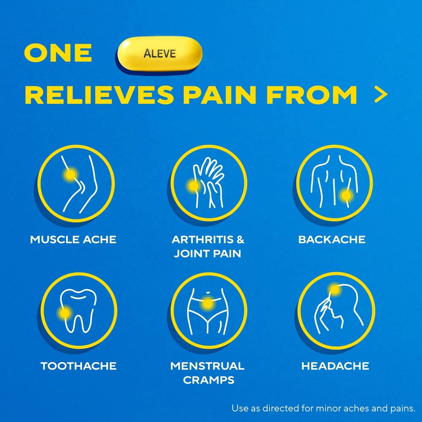 Aleve Pain Reliever & Fever Reducer Gelcaps, Naproxen Sodium, Headache and Back and Body Pain Relief Medicine, for Adults and Children Ages 12 and Up, 90 Count AleveBuy Supplements Australia