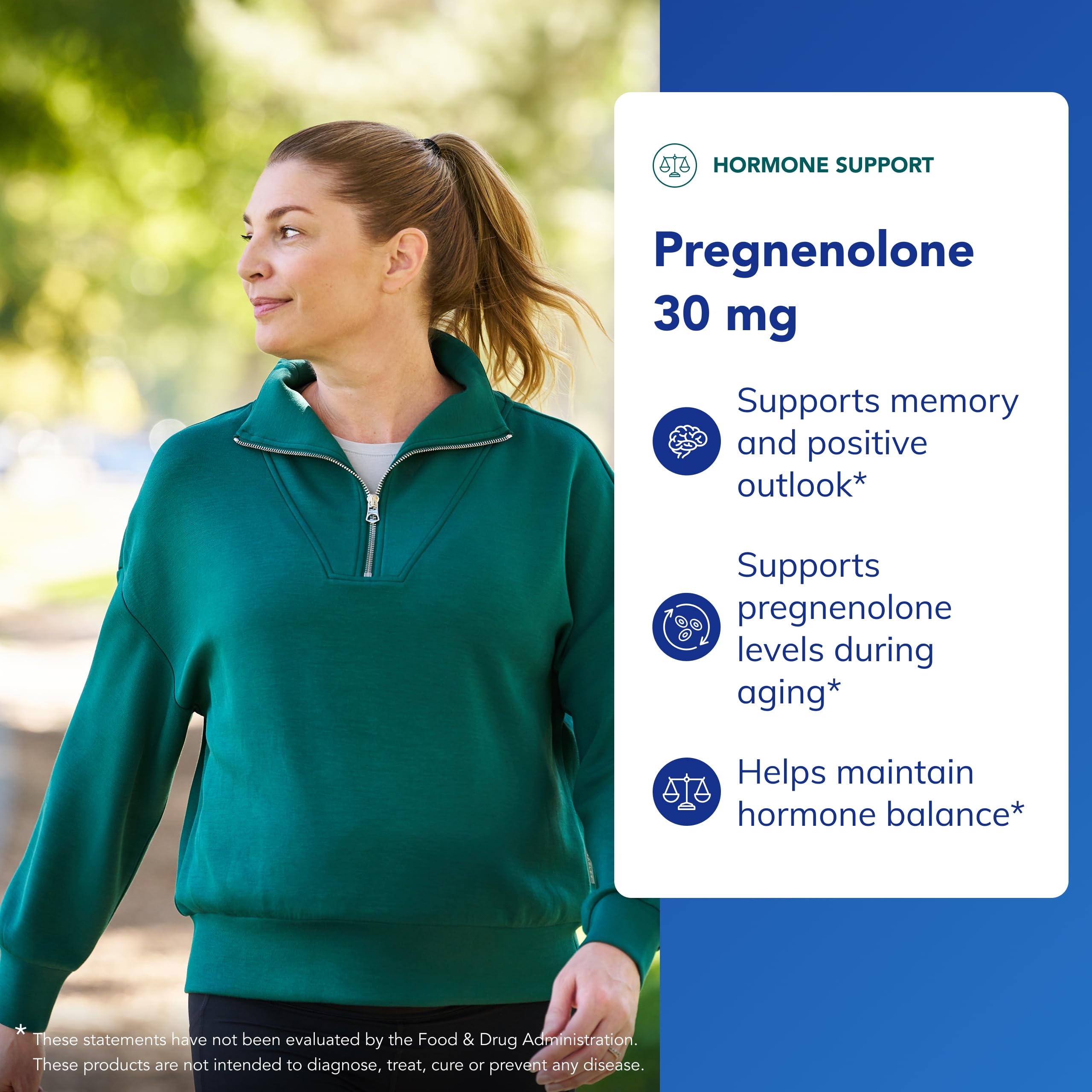 Pure Encapsulations Pregnenolone - 30 mg - Hormone Support - Memory Support - Gluten Free & Vegan - 180 Capsules