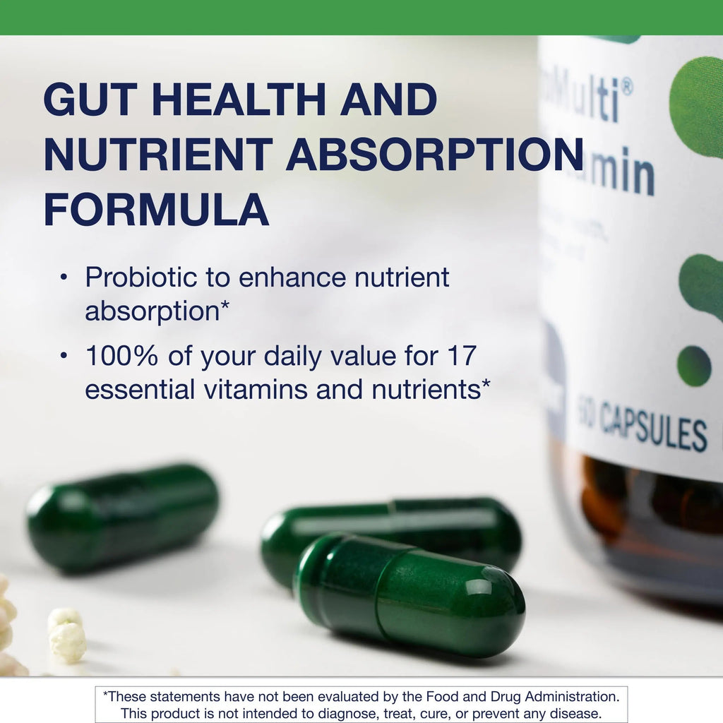 Metagenics UltraFlora Probiotic + Multivitamin - All-in-One Daily Gut Health & Digestive Balance Support* - Clinically Tested Probiotic Blend Metagenics