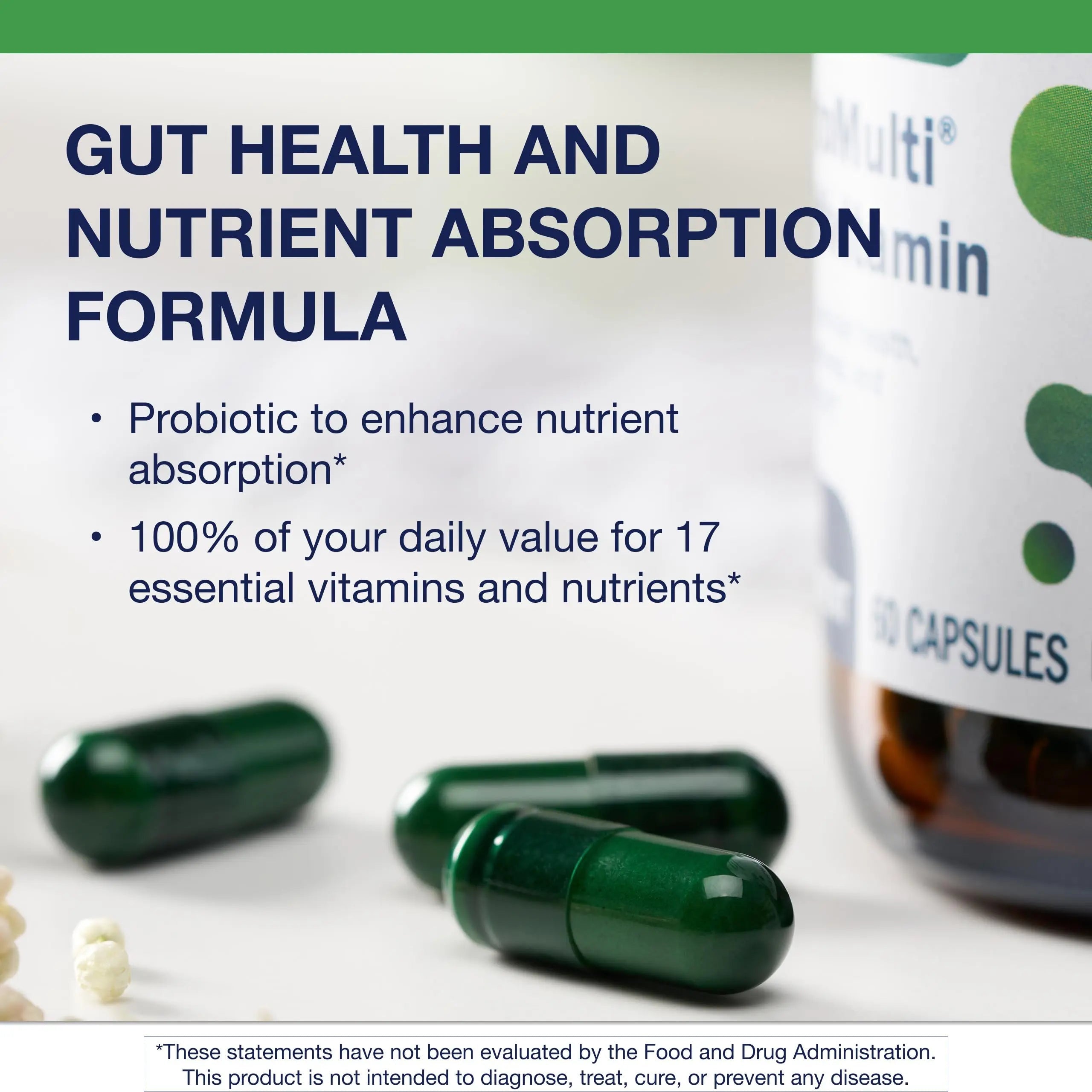 Metagenics UltraFlora Probiotic + Multivitamin - All-in-One Daily Gut Health & Digestive Balance Support* - Clinically Tested Probiotic Blend Metagenics