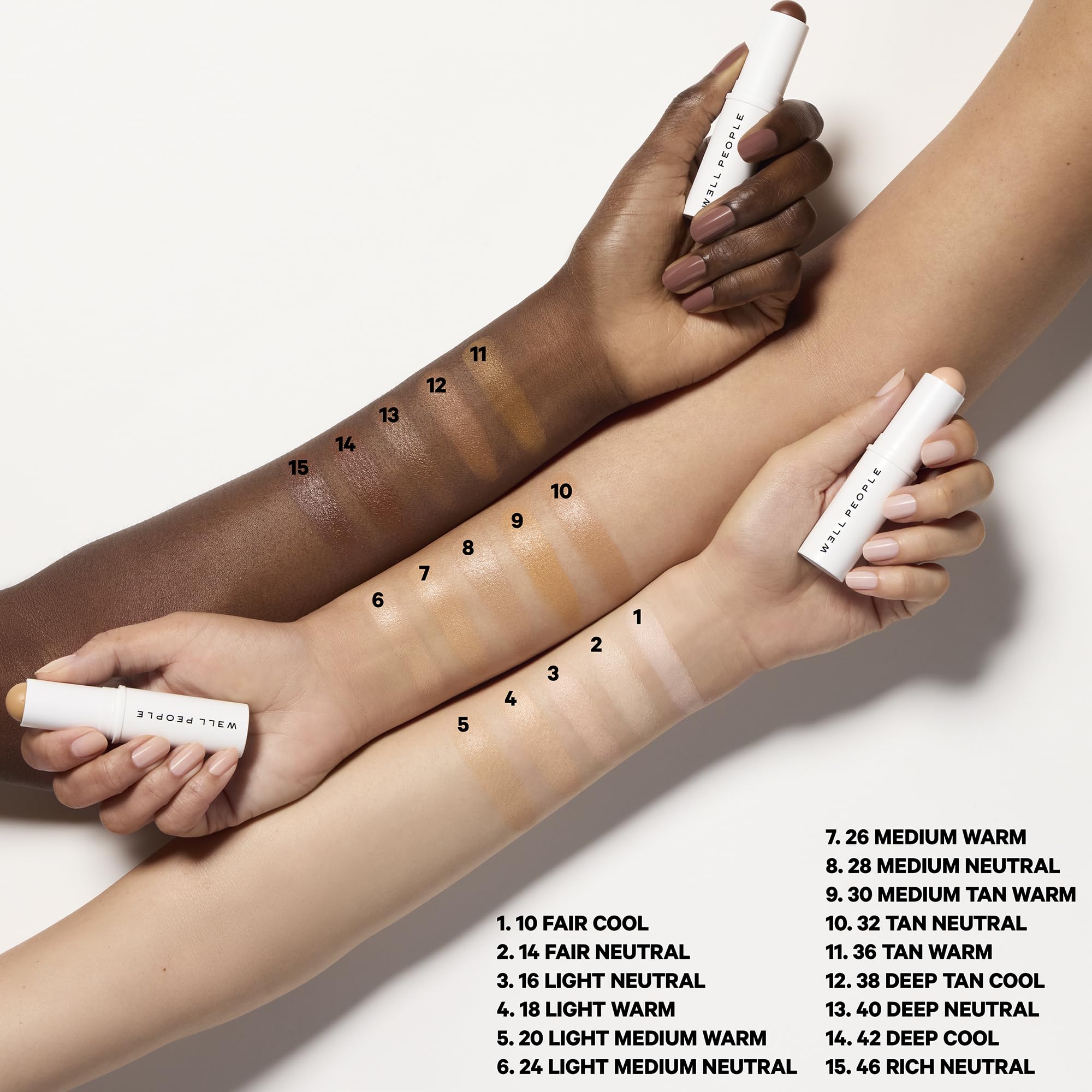 Well People Supernatural Complexion Stick Foundation + Concealer, Buildable, Light-to-Medium Coverage, Soft Matte Finish, Lightweight + Hydrating, Multi-Use, Vegan & Cruelty-Free, 20 Light Medium Warm Well PeopleBuy Supplements Australia