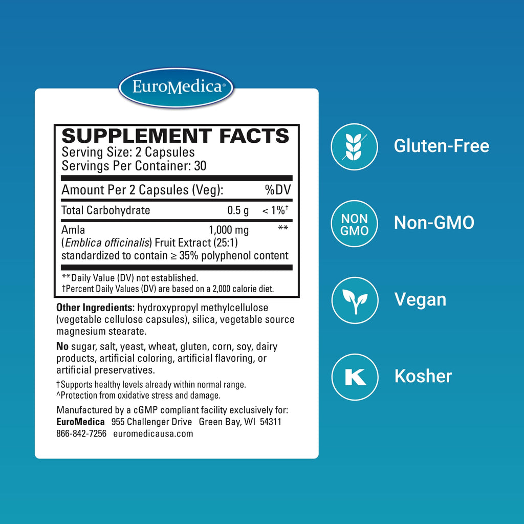 EuroMedica Healthy Cholesterol and Triglycerides - Antioxidant Supplement for Immune & Heart Support - Supplement to Aid Healthy Cholesterol & Triglyceride - 60 Capsules, 2 Pack (120 Capsules) EuroMedicaBuy Supplements Australia