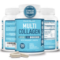 Premium Multi Collagen Peptides (Types I, II, II, V, X) - Collagen Pills for Skin Care, Hair Growth, Nails & Joints - Vitamin C, Hyaluronic Acid