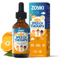 Zoyki Speech Therapy Drops for Kids - Speech Support Supplement for Communication Delay Cognitive Function Language & Brain Development with Zeolite Vitamins B12 D3 C - Sugar Free Gluten-Free Vegan ZoykiBuy Supplements Australia