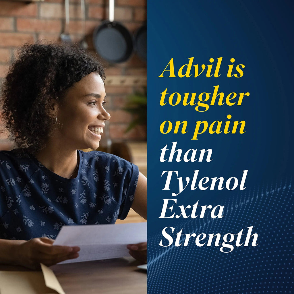 Advil Liqui-Gels Pain Reliever and Fever Reducer, Pain Medicine for Adults with Ibuprofen 200mg for Headache, Backache, Menstrual Pain and Joint Pain Relief - 50x2 Liquid Filled Capsules AdvilBuy Supplements Australia