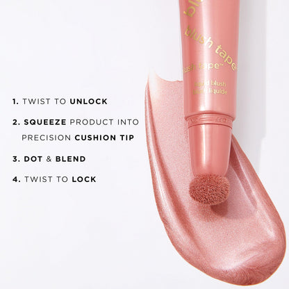 tarte blush tape liquid blush – Buildable Cream Cheek Makeup, Lightweight Formula, Blurs appearance for Radiant Glow, Vegan & Cruelty-Free, full size, rose tarteBuy Supplements Australia