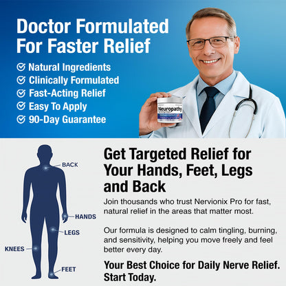 Neuropathy Nerve Relief Cream – Extra Large 8 oz – Maximum Strength for Feet Hands Legs Toes Back – Natural Ingredients Arnica Aloe Vera MSM Vitamins – Fast-Acting Soothing Relief – Super Value 8 oz NuturnaBuy Supplements Australia