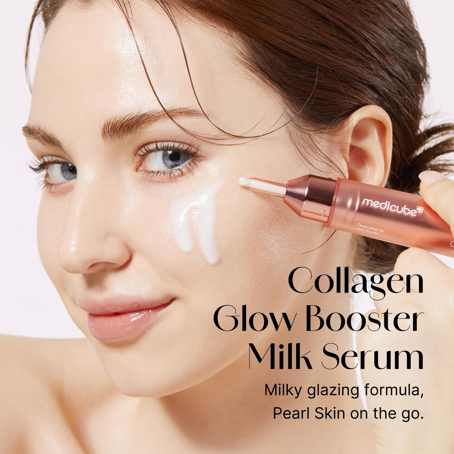 medicube Milky Collagen Double Glow Lock Duo: Collagen Glazed Milky Wrapping Mask and Booster Serum | 130DaCollagen, Niacinamide, Glutathione for Plumped, Radiant Glass Skin medicubeBuy Supplements Australia