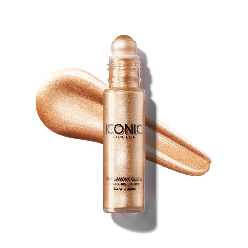 ICONIC LONDON Rollaway Glow | Liquid Highlighter for a Radiant Glow, Cruelty-Free, Vegan Makeup (Champagne Chic) 0.27 Fl oz ICONIC LONDON buy supplements Au