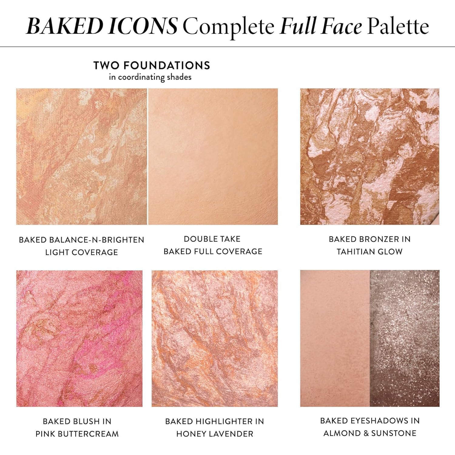 LAURA GELLER Baked Icons Complete Full Face Palette, Light | All-in-One Makeup Palette with Baked Foundations, Blush, Bronzer, Highlighter, Eyeshadows | Coverage for Mature Skin | Travel-Friendly LAURA GELLER NEW YORK buy supplements Au