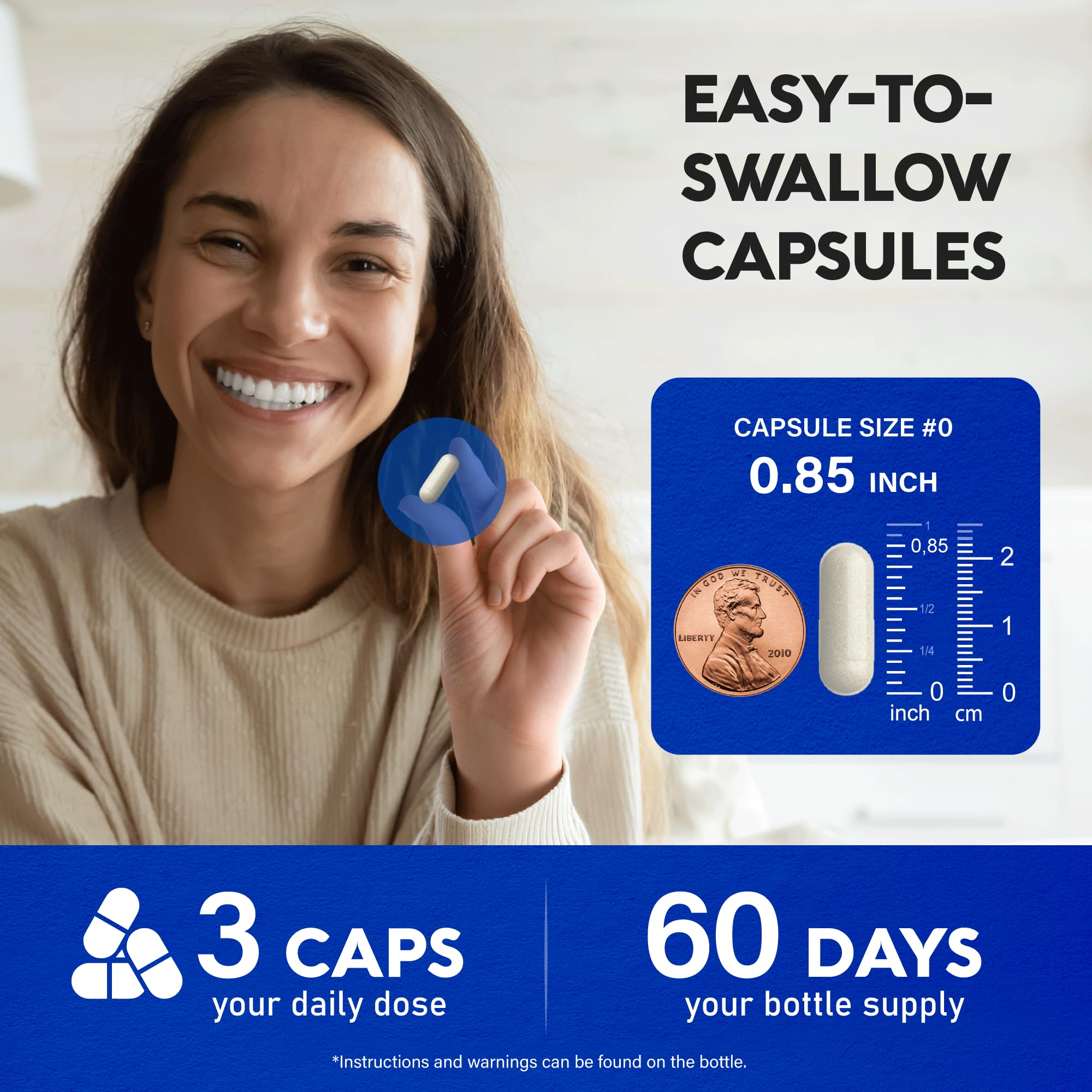 Magnesium Supplement - 5 in 1 Complex | Glycinate | Citrate | Malate | Taurate | Oxide - Made in USA - Stress, Muscle & Heart Support - Vegan, Natural, Non-GMO - 180 Capsules, 2 Month Supply NUTRAHARMONY buy supplements Au