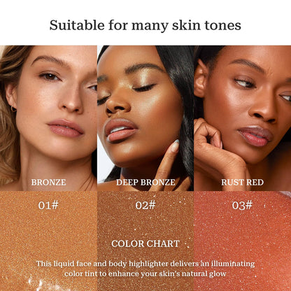 SWETIYOU Bronzing Drops, Lightweight and Non-greasy Liquid Bronzer for Face & Body, Instant Sunshine Glow Serum for Flawless Skin & Radiant Finish (RUST RED) SWETIYOUBuy Supplements Australia