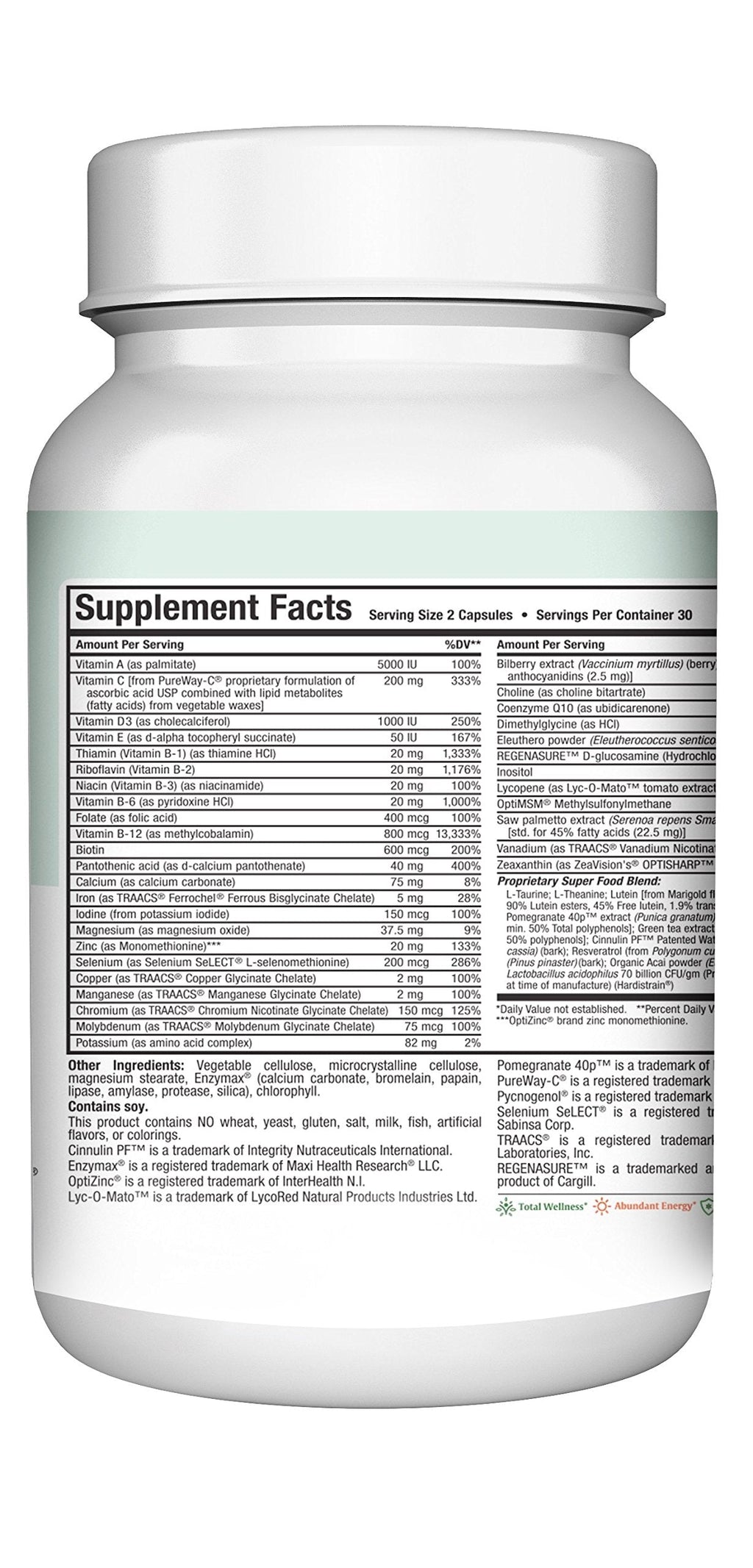 Mens Multivitamin 50 Plus – Daily Multivitamin for Men Over 50 with Vitamin B12, A, D, C, Zinc, Magnesium & More – Energy, Immune & Heart Support Mens Multi Vitamins - Non-GMO – 60 Capsules Maxi HealthBuy Supplements Australia