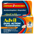 Advil Dual Action Back Pain Caplets Delivers 125mg Ibuprofen and 250mg Acetaminophen Per Dose for 8 Hours of Back Pain Relief - 144 Count AdvilBuy Supplements Australia