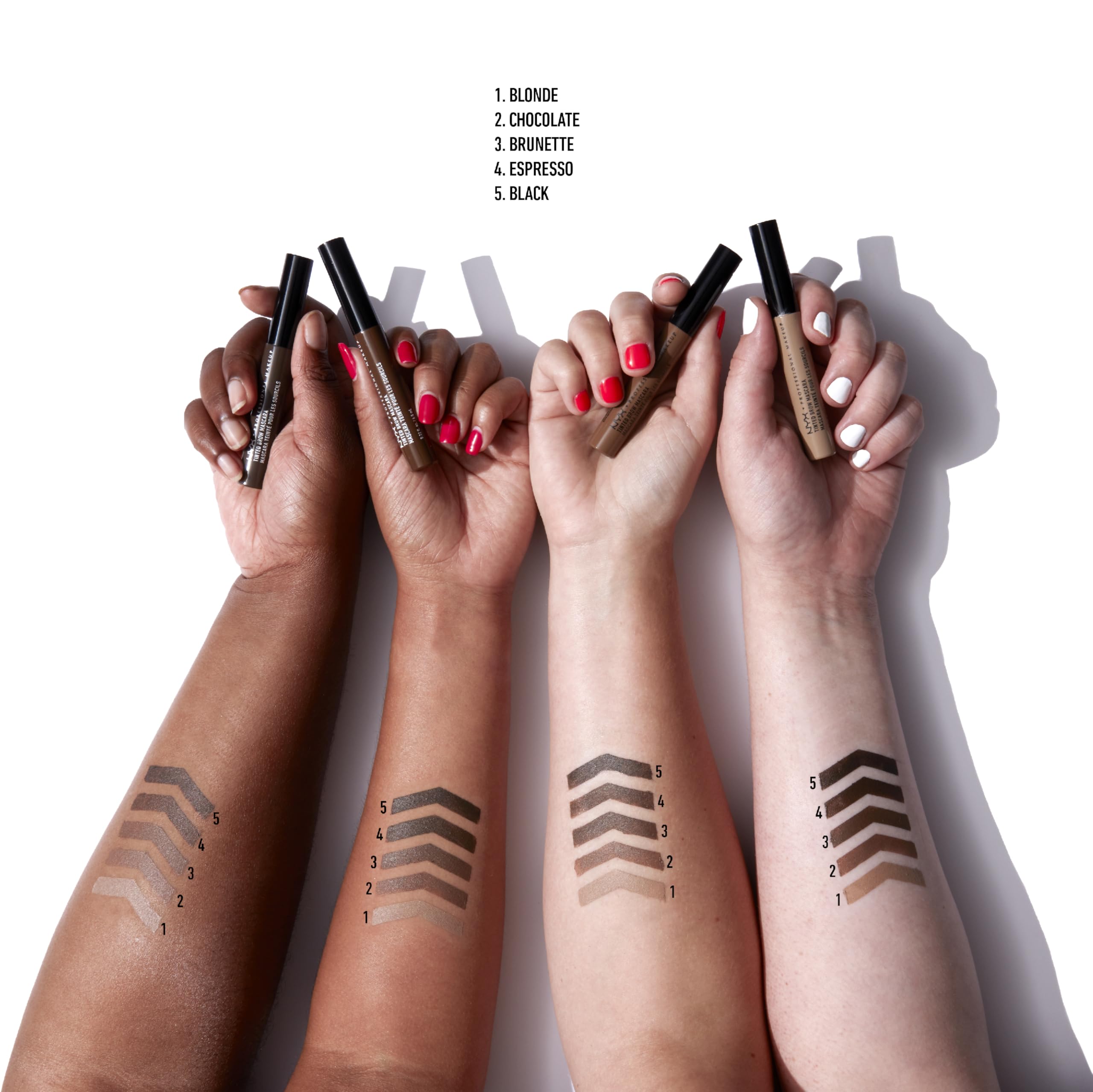NYX PROFESSIONAL MAKEUP Tinted Eyebrow Mascara, Chocolate NYX PROFESSIONAL MAKEUPBuy Supplements Australia