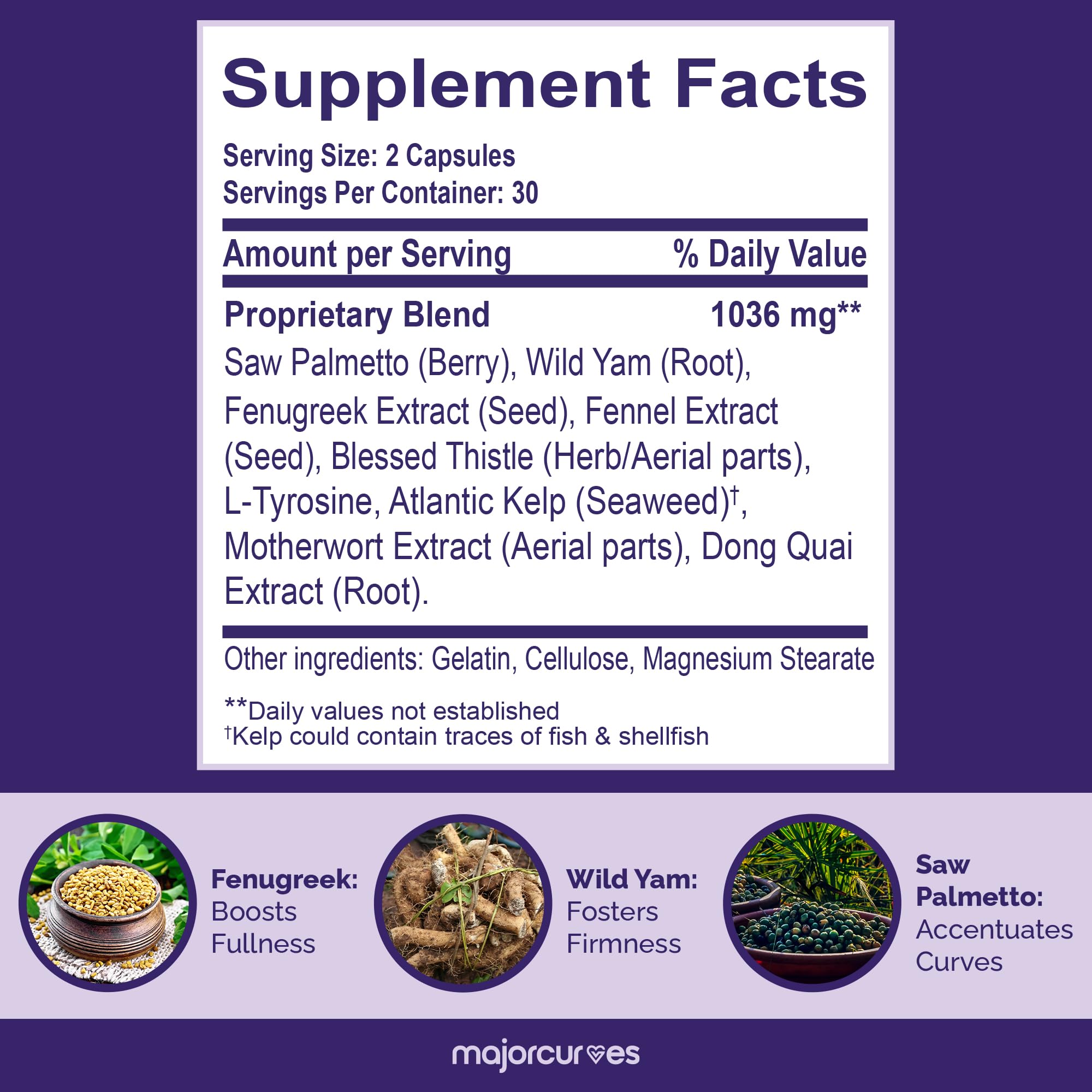 Major Curves Bum Booster Pills – Butt Enhancement for Women, Booty Growth Capsules for Bigger Bum, Curvier Hips and Glutes, Natural Brazilian Butt Lift Alternative with Fenugreek and Wild Yam Major CurvesBuy Supplements Australia