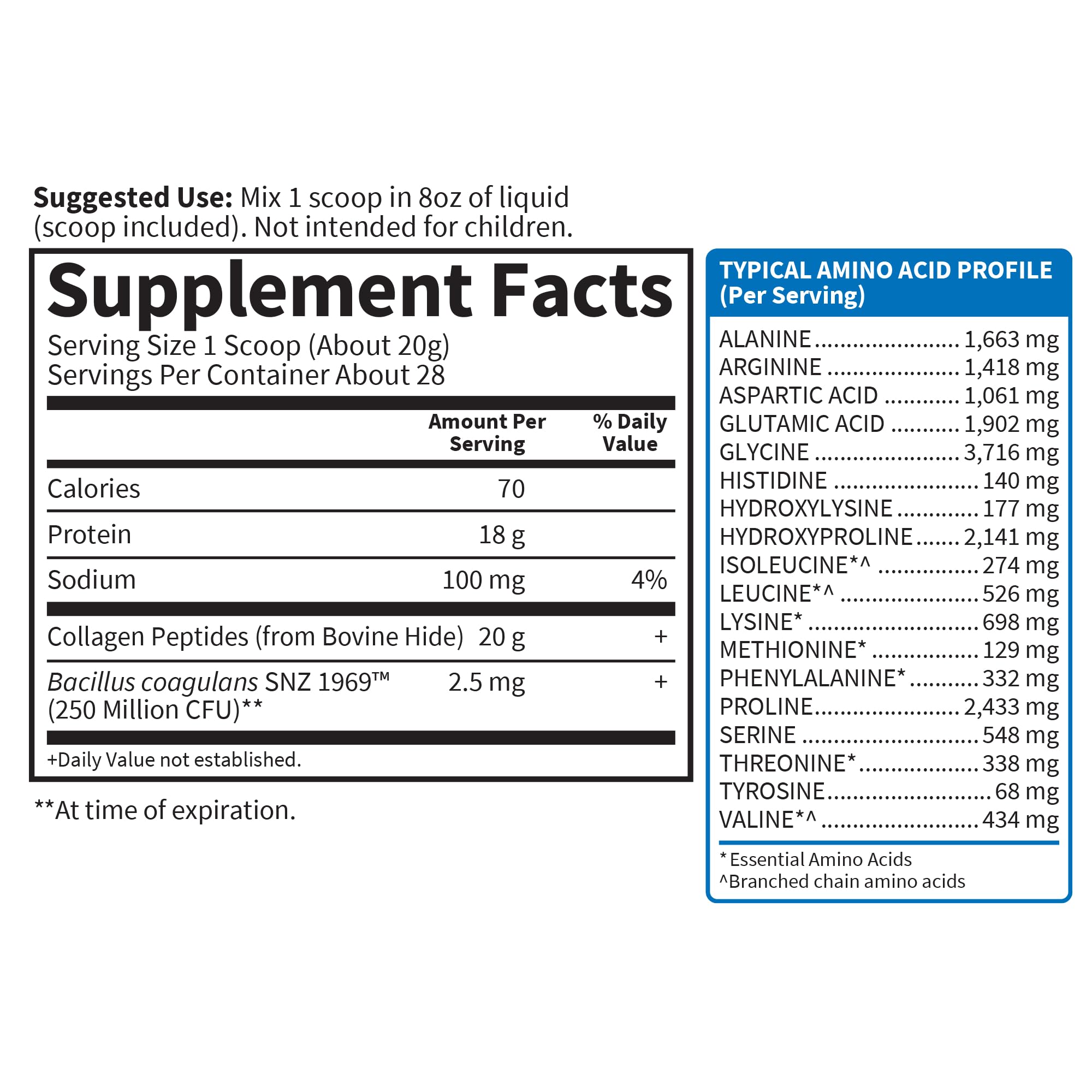 Garden of Life Grass Fed Collagen Peptides Powder Unflavored Collagen Powder for Hair Skin Nails Joints, Hydrolyzed Collagen Protein Supplements