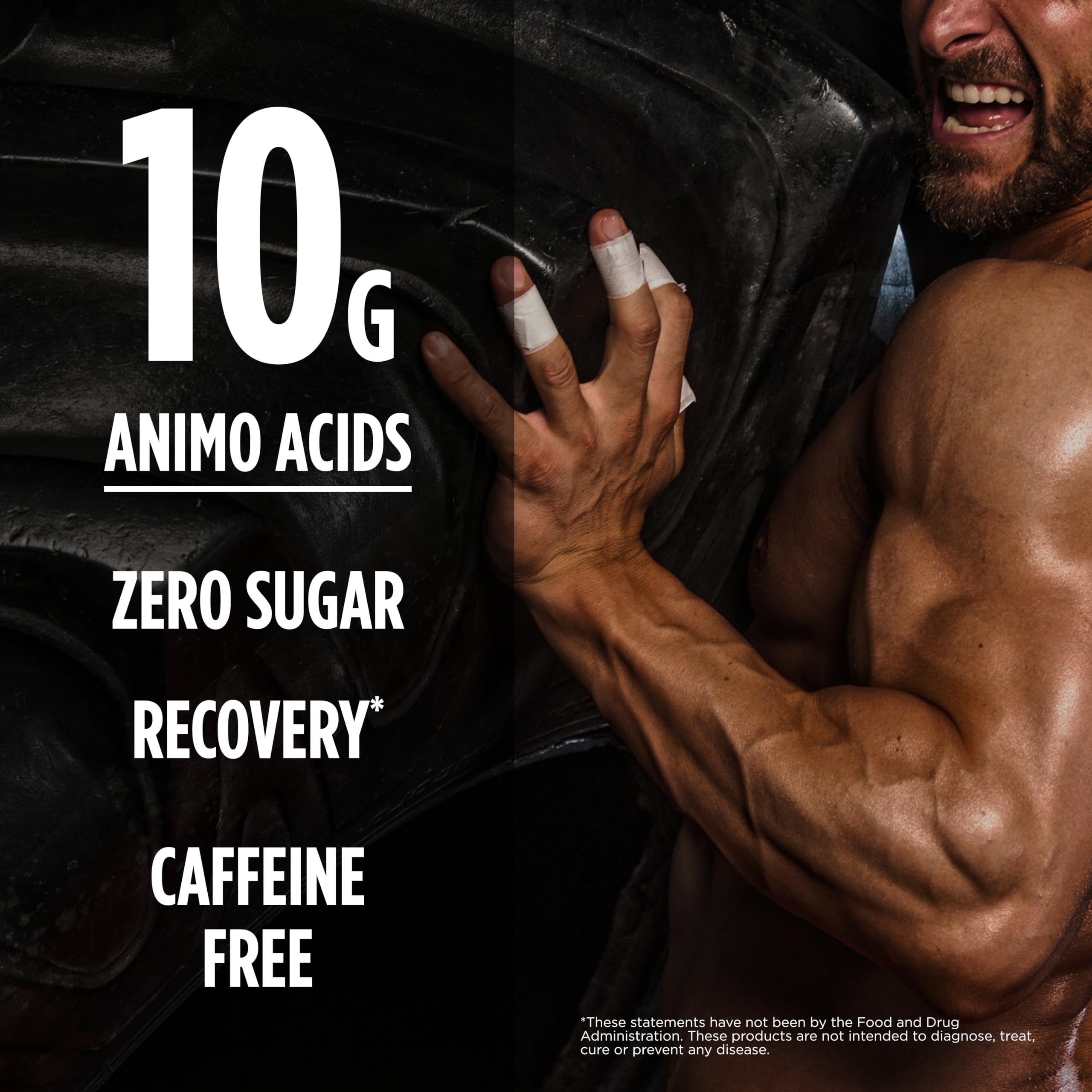 BSN Amino X Muscle Recovery & Endurance Powder, BCAAs, 10 Grams of Amino Acids, Keto Friendly, Caffeine-Free, Support Endurance, Zero Sugar, Fruit Punch, 30 servings,