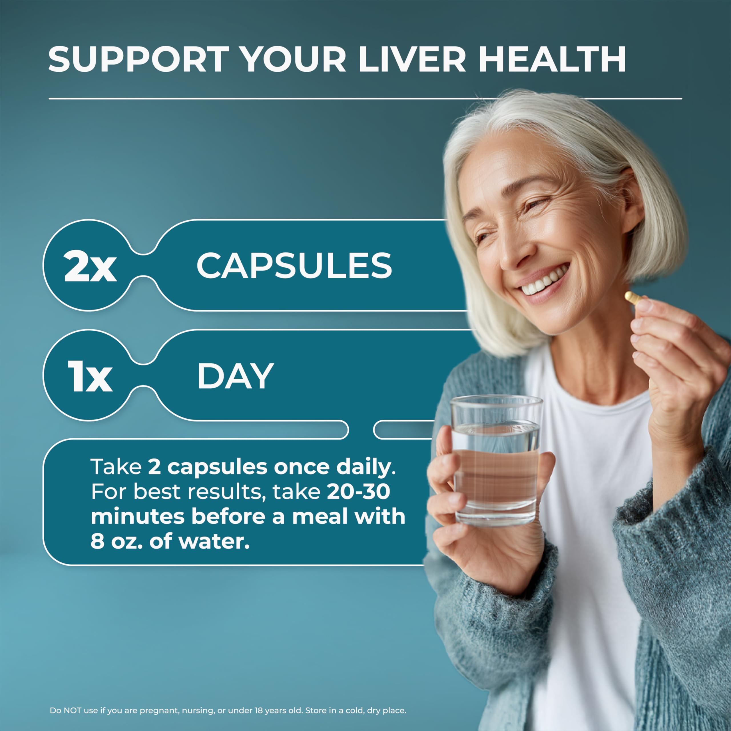 PUREHEALTH RESEARCH Liver Health – Liver Cleanse Detox & Repair Support Supplement- with Milk Thistle, Turmeric Powder, Dandelion, Artichoke, Beet Root, Ginger