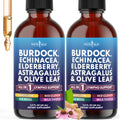 NEW AGE Lymphatic Drainage Supplement - Burdock Lymphatic Support Drops - Burdock Root, Mullein, Echinacea, Elderberry, Dandelion, Astragalus, Milk Thistle, Red Clover - 4 oz NEW AGE buy supplements Au