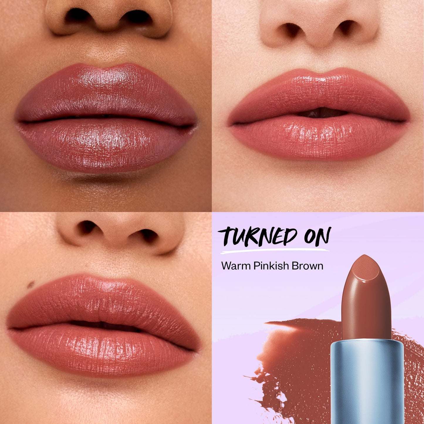Kosas Weightless Lip Color Nourishing Satin Lipstick - High Impact Lip Color with Clean Formula - Comfy Feel & Soft Finish - Turned On KosasBuy Supplements Australia