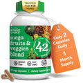 Botanic Choice Since 1910 - Mega Fruits & Veggies Blend - 42 Fruits and Vegetables - 2 Caps Daily - 60 Count Supplement Botanic ChoiceBuy Supplements Australia