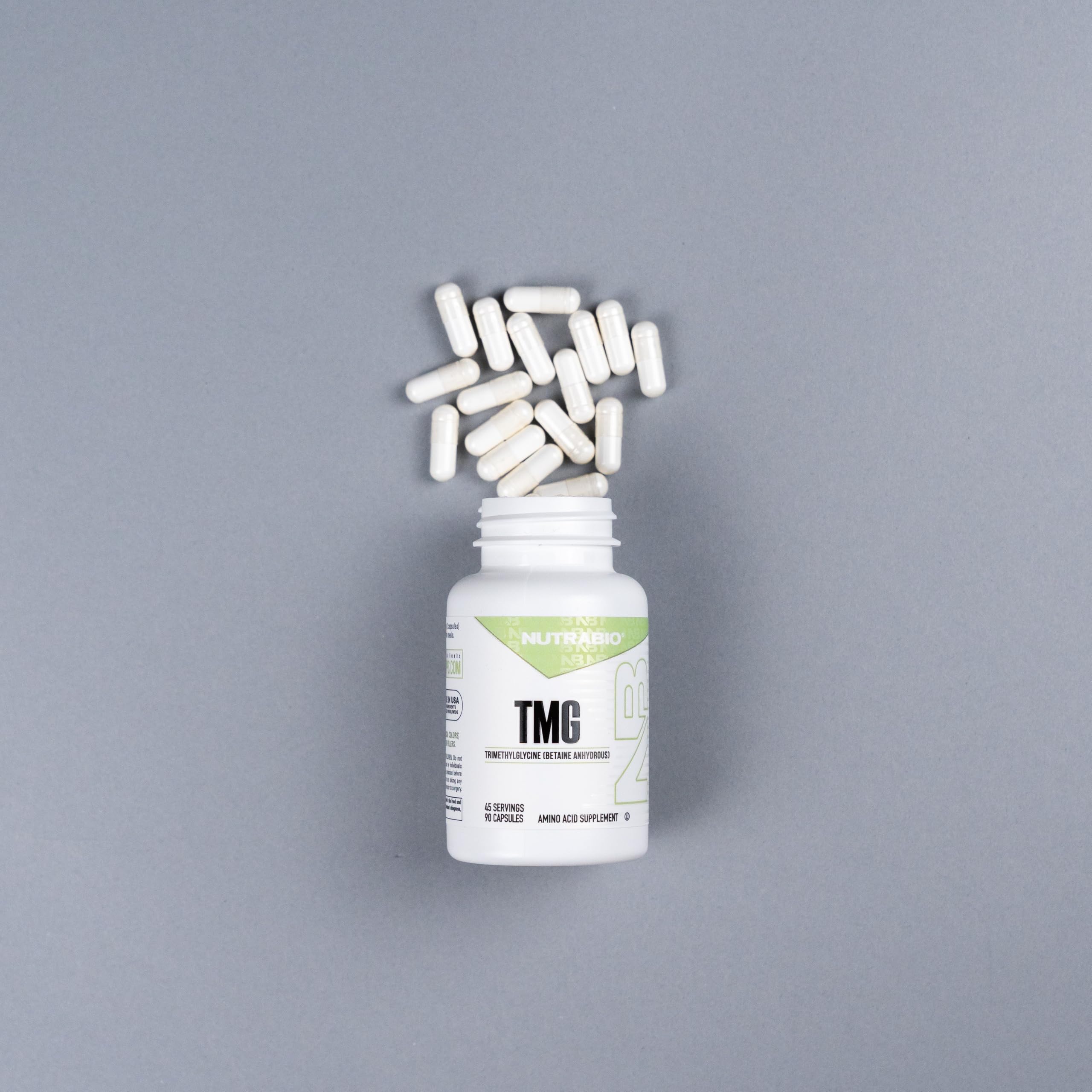 NutraBio TMG Supplements Betaine Anhydrous 500mg Capsules, Trimethylglycine Homocysteine Support NutraBioBuy Supplements Australia