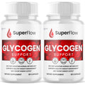 (2 Pack) Super Flow Glycogen Support, Official SuperFlow Advanced Formula Glyco Optimizer Capsules, All Natural Super Flow Pills, Daily Wellness Supplement to Support Healthy Balance (120 Capsules) SyvorBuy Supplements Australia