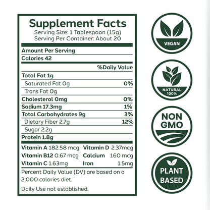 Simifibra Forte MX Dietary Fiber Supplement Powder 300g - Supports Digestive Health and Weight Management | Suplemento de Fibra Dietética en Polvo, 300g