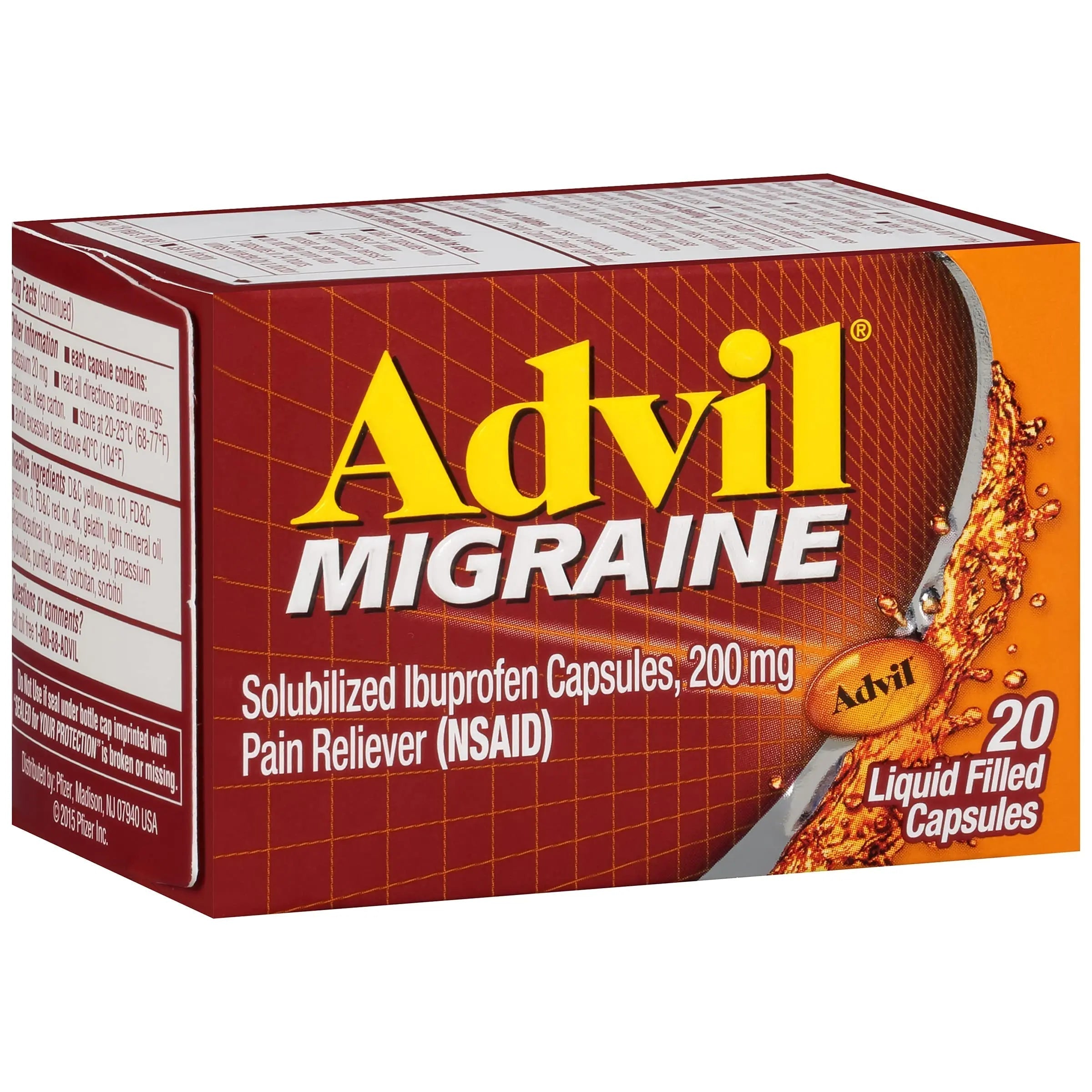 Advil 200 mg Liquid Filled Capsules 20 ea AdvilBuy Supplements Australia