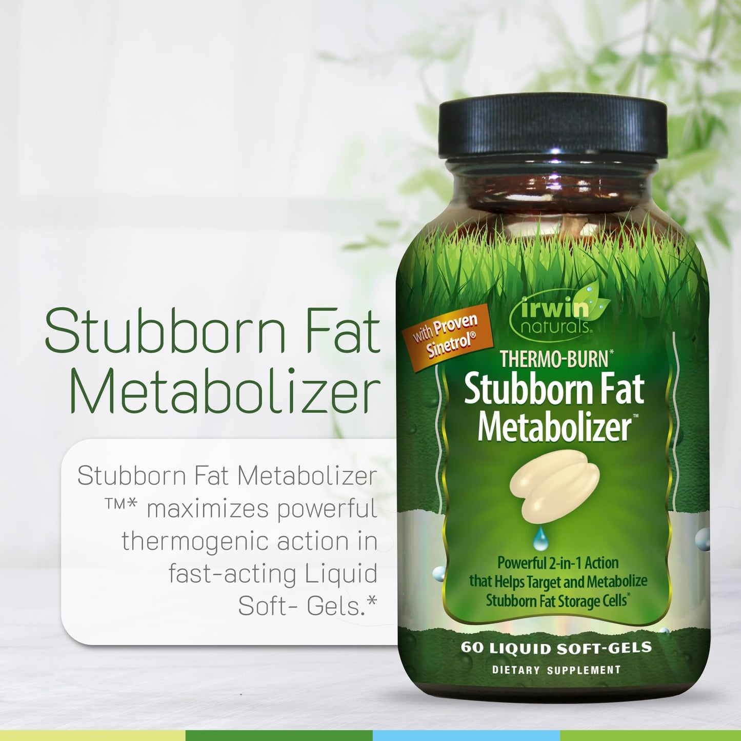 Irwin Naturals Thermo-Burn Stubborn Fat Metabolizer - 75 Liquid Soft-Gels