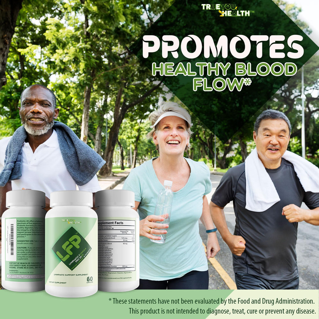 LFP - Lymphatic Formula Pro 2000 Immune Support & Probiotic - Lymphatic Support Supplement to Promote Healthy Immune System & Lymphatic Function - Aid Immune Response, Gut Health, & Overall Health True You Health buy supplements Au