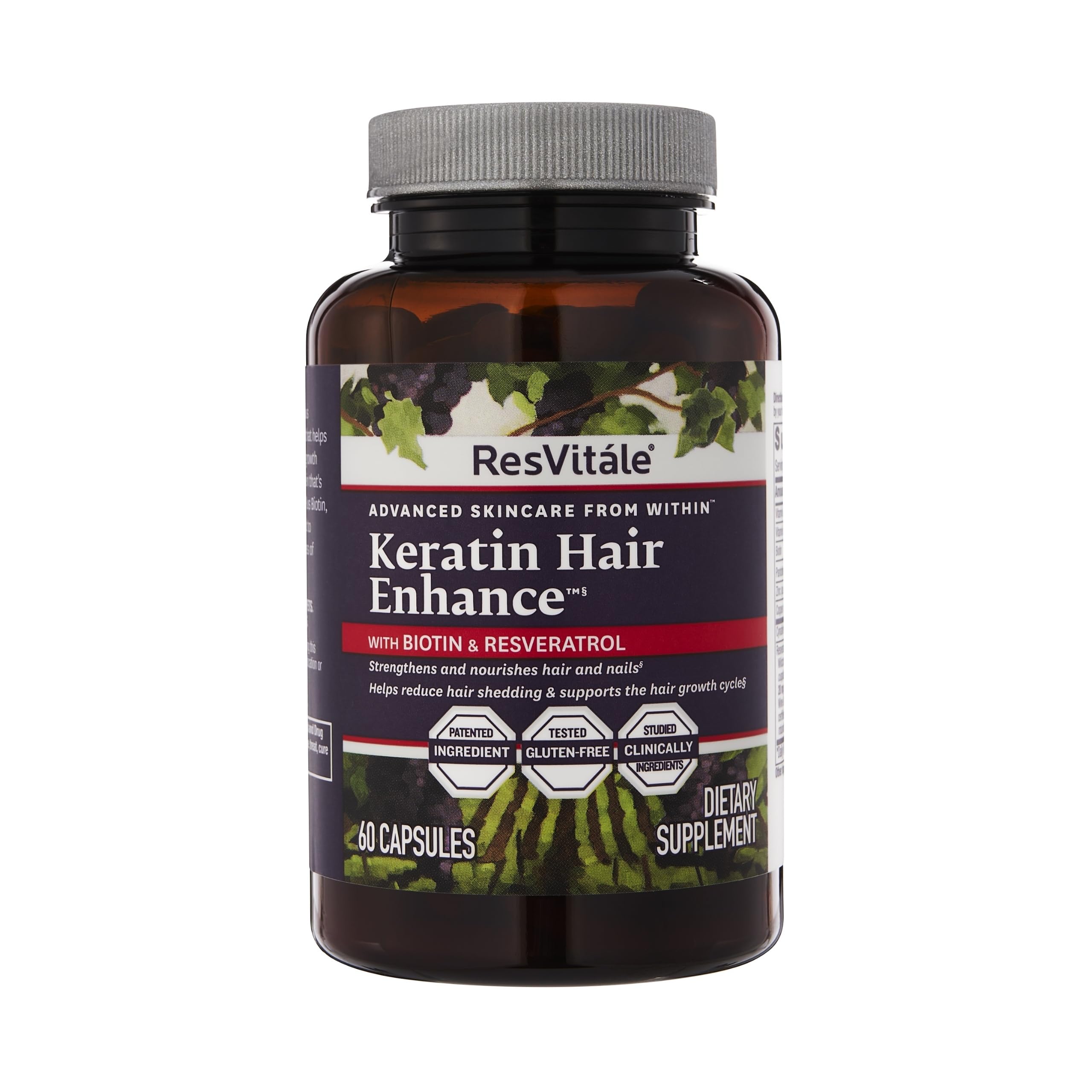 ResVitále Keratin Hair Enhance - Keratin Supplement for Hair Growth - 60 Capsules ResVitaleBuy Supplements Australia