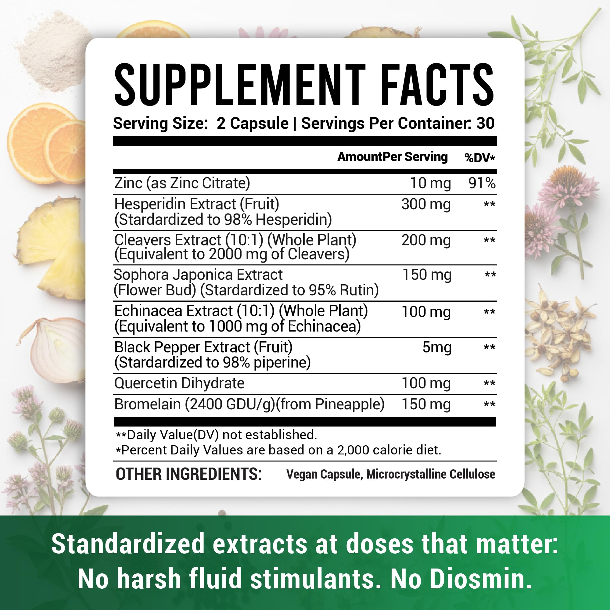 Advanced Lymphatic Drainage Supplements – Lymphatic Cleanse & Lymph System Support with Hesperidin, Rutin, Quercetin with Bromelain – Herbal Lymphatic Support Formula – 60 Capsules LEGRANO buy supplements Au