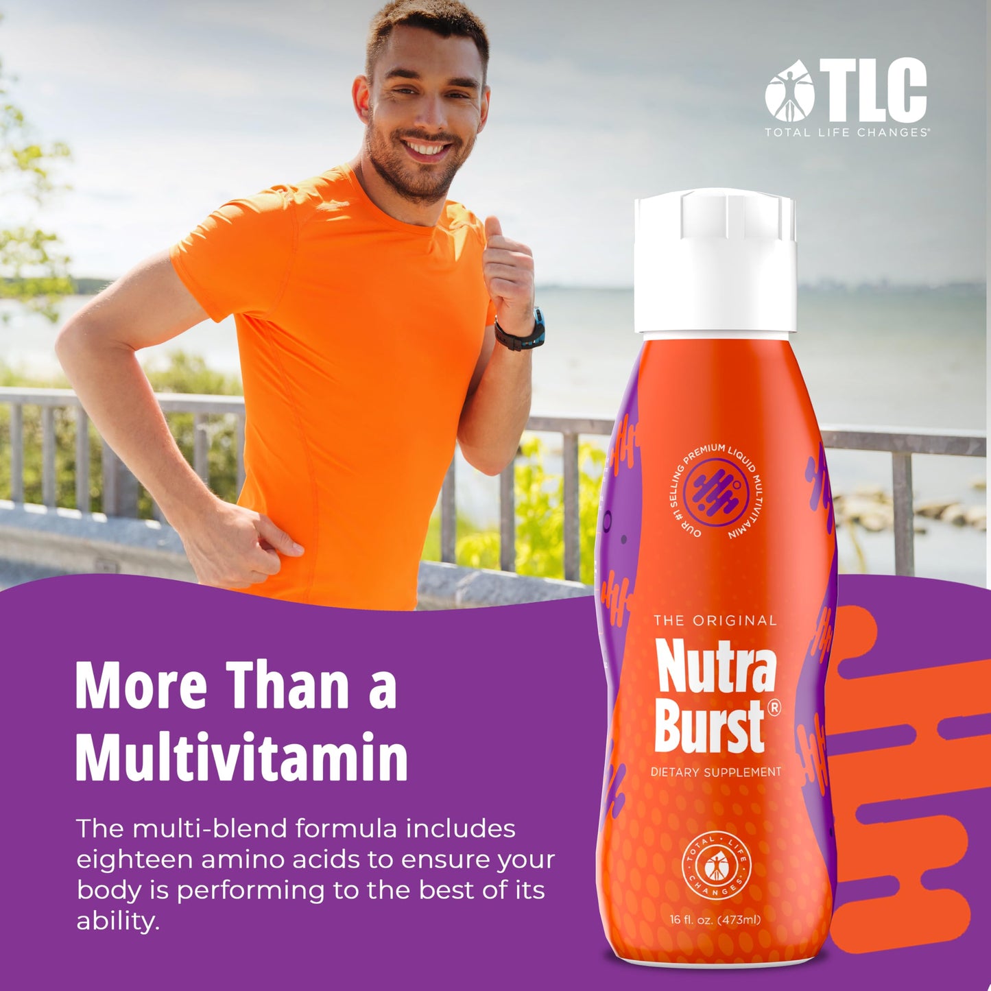 NutraBurst - Liquid Multivitamin, Daily Nutritional Support, Packed with Essential Vitamins and Minerals, 16 fl. oz NUTRA BURSTBuy Supplements Australia