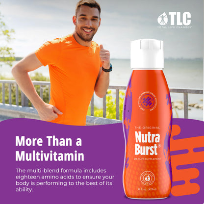 NutraBurst - Liquid Multivitamin, Daily Nutritional Support, Packed with Essential Vitamins and Minerals, 16 fl. oz NUTRA BURSTBuy Supplements Australia