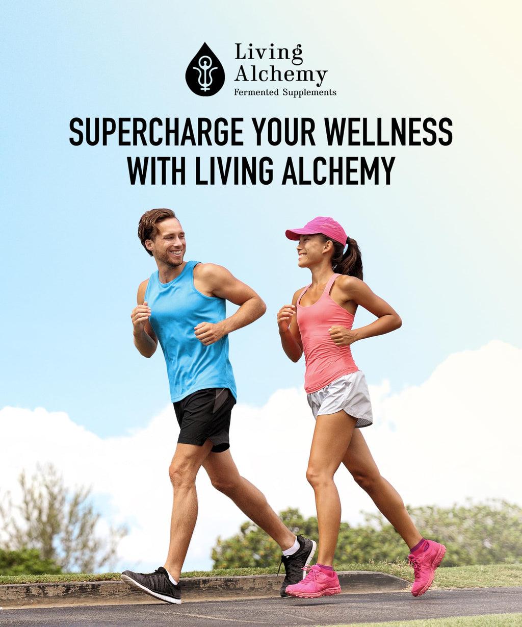 Your Flora Probiotic Family – Non-GMO Probiotics with Fermented Soybean, Banana, & Blueberry for Digestion & Gut Support – Prebiotics, Postbiotics, Digestive Enzymes – Living Alchemy, 60 Capsules Living Alchemy buy supplements Au