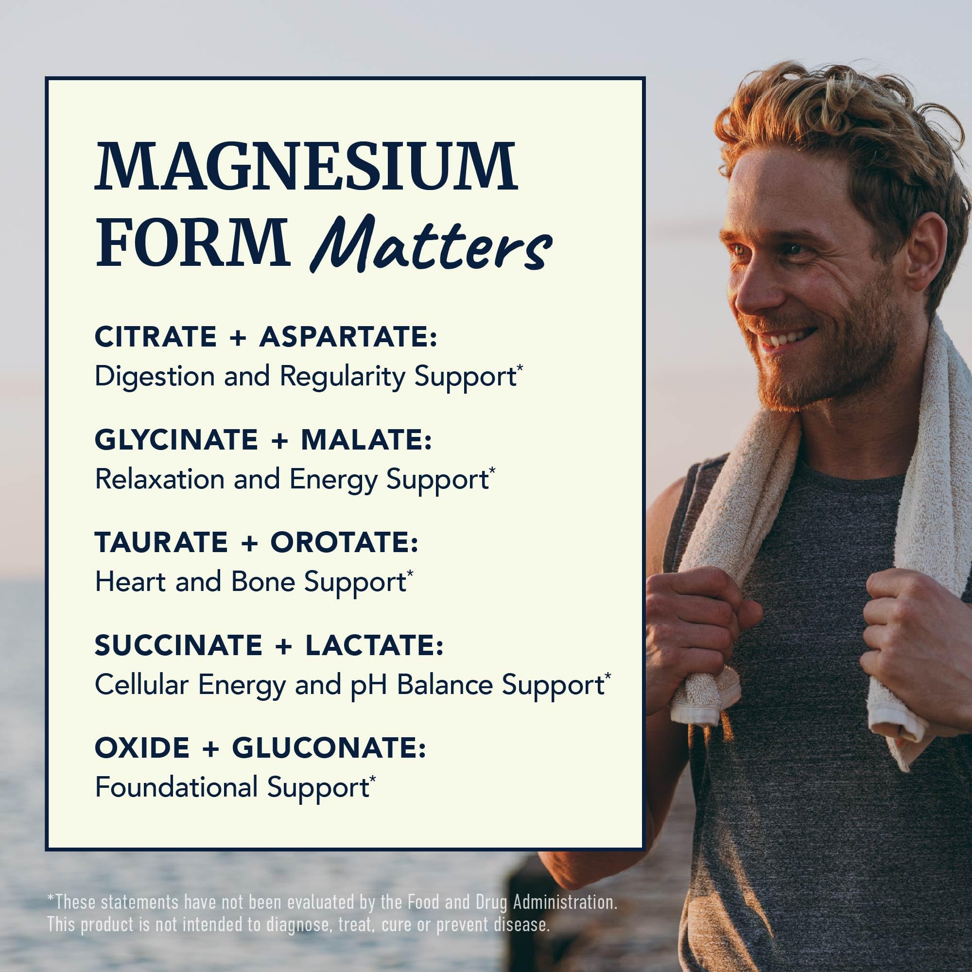 10 in 1 Magnesium Complex Supplement 500MG | Magnesium Citrate, Mag Glycinate, Malate & More | High Absorption Mag Complex with Vitamin B6 | Bone, Muscle & Heart Health Support | Non-GMO | 60 Ct. Nobi Nutrition buy supplements Au