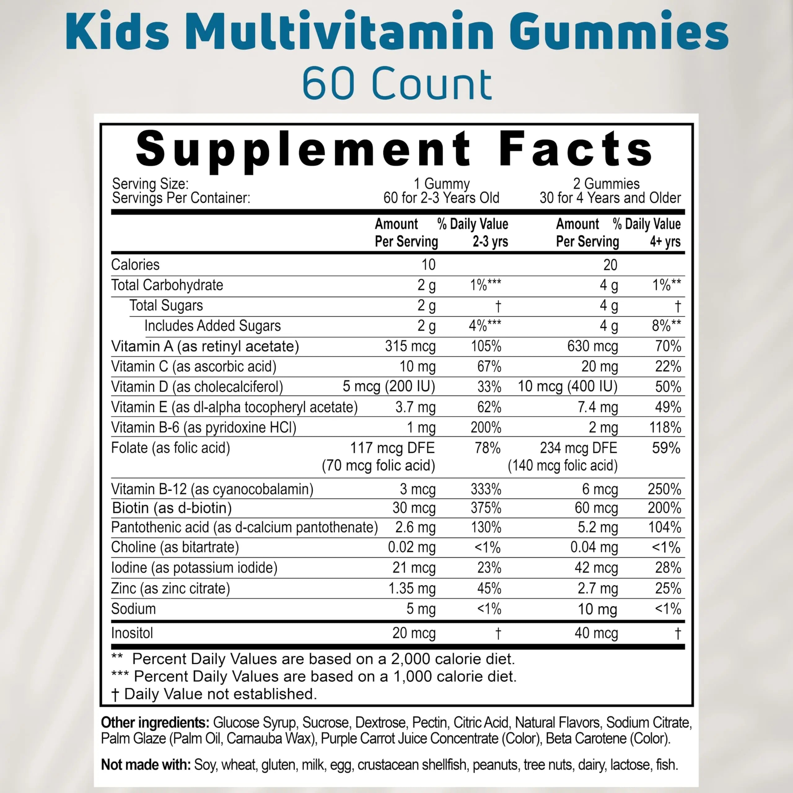 NUELATION Kids Multivitamin Gummies, 30-60 Day Supply with 14 Essential Kids Vitamins & Minerals. Toddler Vitamins for Overall Wellness. Non-GMO, Gelatin-Free, Gluten-Free, Vegetarian Children Vitamin NUELATION