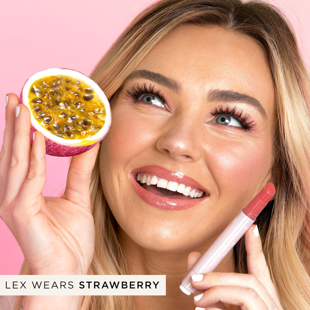 tarte maracuja juicy lip balm gloss – Viral Nourishing Lip Butter Color with High-Shine Hydration, Skincare Infused with Vitamin E, Vegan & Cruelty-Free, full size, Rose tarteBuy Supplements Australia