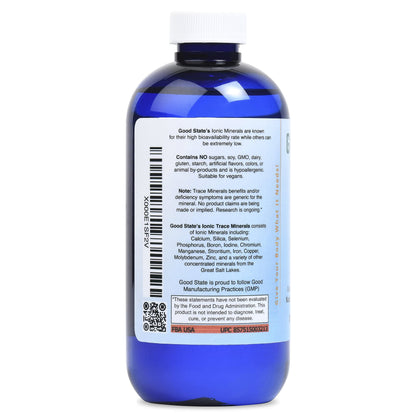 Good State Liquid Ionic Trace Minerals (96 servings at 125 mg - 8 fl oz)
