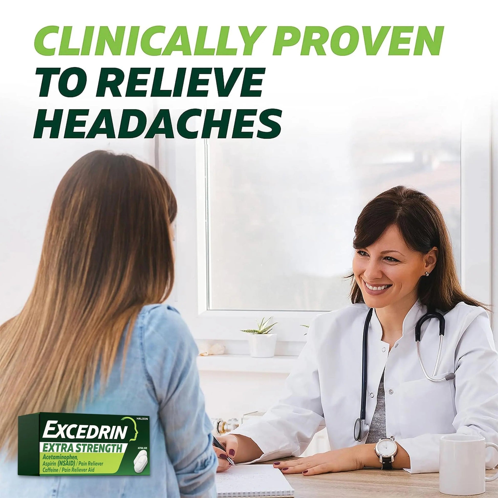 Excedrin Extra Strength Caplets for Headache Pain Relief, Acetaminophen 250mg, Aspirin 250mg, Caffeine 65mg, Pain Reliever, 24 count ExcedrinBuy Supplements Australia