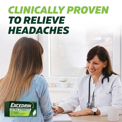 Excedrin Extra Strength Caplets for Headache Pain Relief, Acetaminophen 250mg, Aspirin 250mg, Caffeine 65mg, Pain Reliever, 24 count ExcedrinBuy Supplements Australia