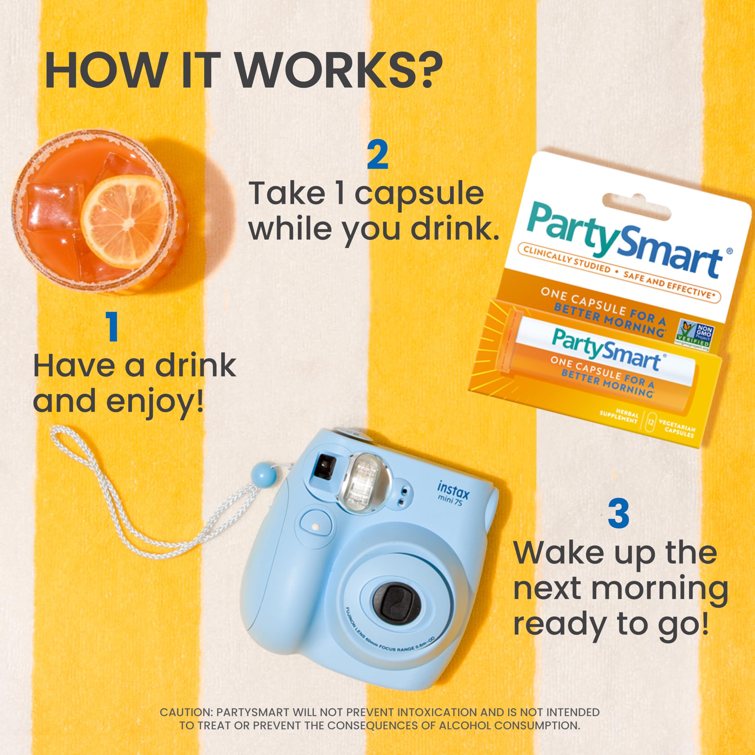 Himalaya PartySmart, 12 Capsule Tube - Alcohol Breakdown Liver Support for a Better Morning After Drinking - Plant Based, Vegan, Non-GMO