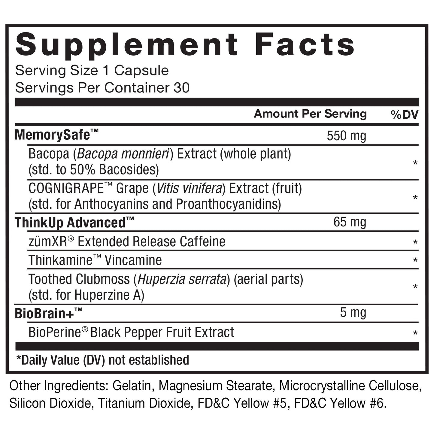 Force Factor Forebrain Nootropic Brain Supplement with Caffeine Bacopa and Huperzine A Capsules 3Pack, White, 90 Count Force Factor buy supplements Au
