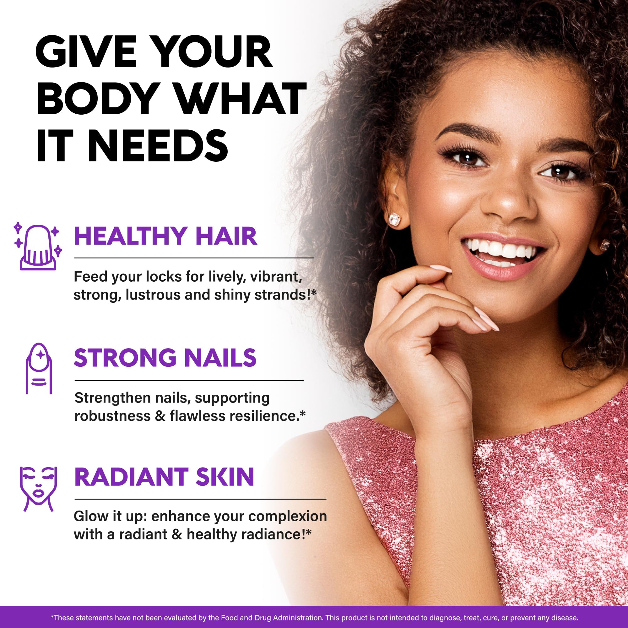 Biotin Gummies with Collagen - Hair Growth Support Skin, & Nail Strength - for Women & Men - Biotin 10000mcg | Keratin | Hyaluronic Acid | B-Complex | Saw Palmetto